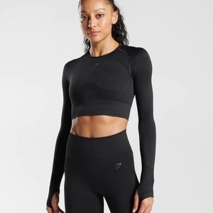 Gymshark flex sports long sleeve crop top